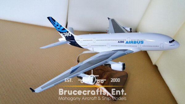 Model of A380 with detailed craftsmanship.